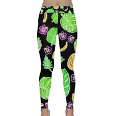 Tropical Pattern Classic Yoga Leggings by Valentinaart