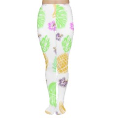 Tropical Pattern Women s Tights by Valentinaart