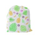 Tropical pattern Drawstring Pouches (Extra Large) View2