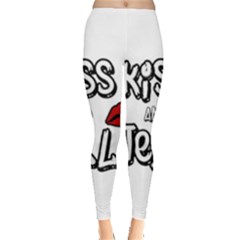 Kiss And Tell Leggings  by Valentinaart