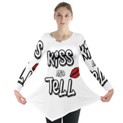 Kiss And Tell Long Sleeve Tunic  by Valentinaart