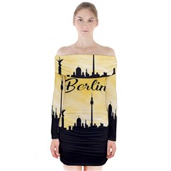 Berlin Long Sleeve Off Shoulder Dress by Valentinaart