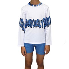 Seriously Kids  Long Sleeve Swimwear by Valentinaart