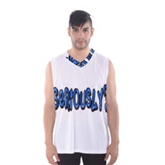 Seriously Men s Basketball Tank Top by Valentinaart