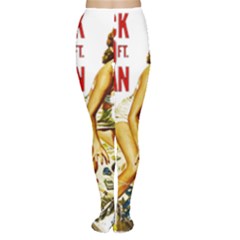 Attack Of The 50 Ft Woman Women s Tights by Valentinaart