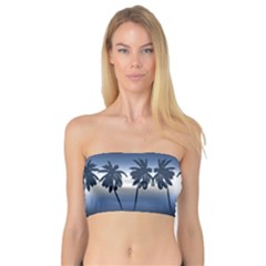 Tropical Sunset Bandeau Top by Valentinaart