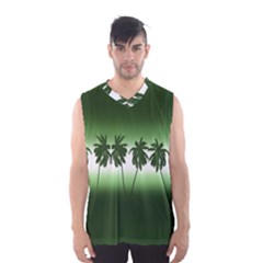 Tropical Sunset Men s Basketball Tank Top by Valentinaart