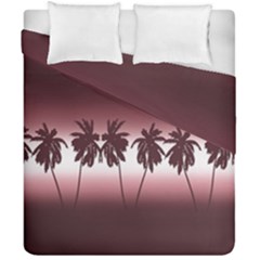 Tropical Sunset Duvet Cover Double Side (california King Size) by Valentinaart