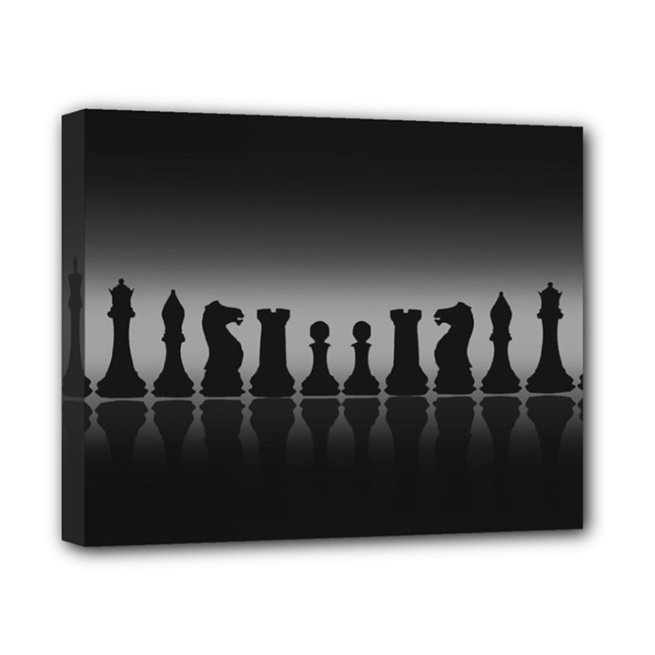 Chess Pieces Canvas 10  x 8 