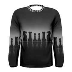 Chess Pieces Men s Long Sleeve Tee by Valentinaart