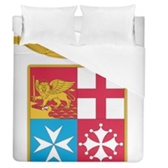 Coat Of Arms Of The Italian Navy Duvet Cover (queen Size) by abbeyz71