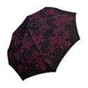 Pink Floral Pattern Background Folding Umbrellas View2