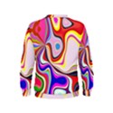 Colourful Abstract Background Design Kids  Sweatshirt View2