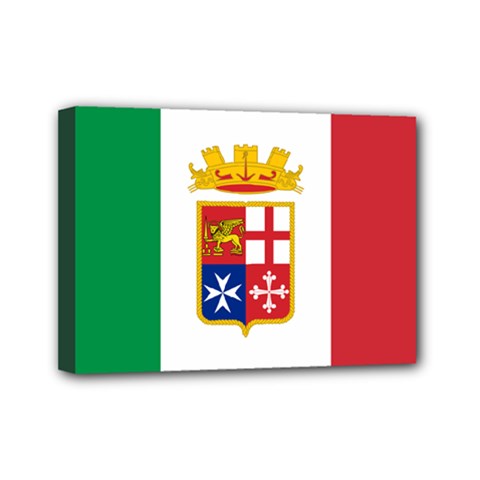 Naval Ensign Of Italy Mini Canvas 7  X 5  by abbeyz71