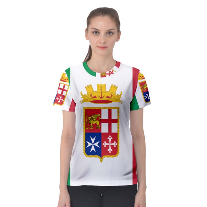 Naval Ensign of Italy Women s Sport Mesh Tee