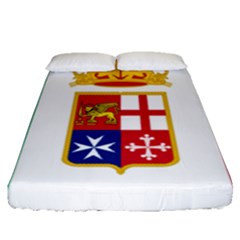 Naval Ensign Of Italy Fitted Sheet (queen Size) by abbeyz71