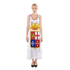 Naval Ensign Of Italy Sleeveless Maxi Dress by abbeyz71