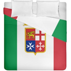 Naval Ensign Of Italy Duvet Cover Double Side (king Size) by abbeyz71