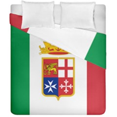 Naval Ensign Of Italy Duvet Cover Double Side (california King Size) by abbeyz71