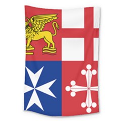 Naval Jack Of Italian Navy  Large Tapestry by abbeyz71