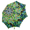 Pixel Pattern A Completely Seamless Background Design Hook Handle Umbrellas (Large) View2