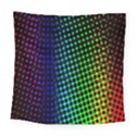 Digitally Created Halftone Dots Abstract Square Tapestry (Large) View1