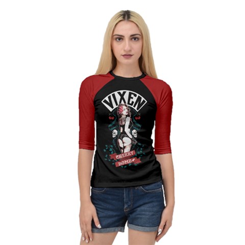 Vixen Quarter Sleeve Tee by nudefoodtees