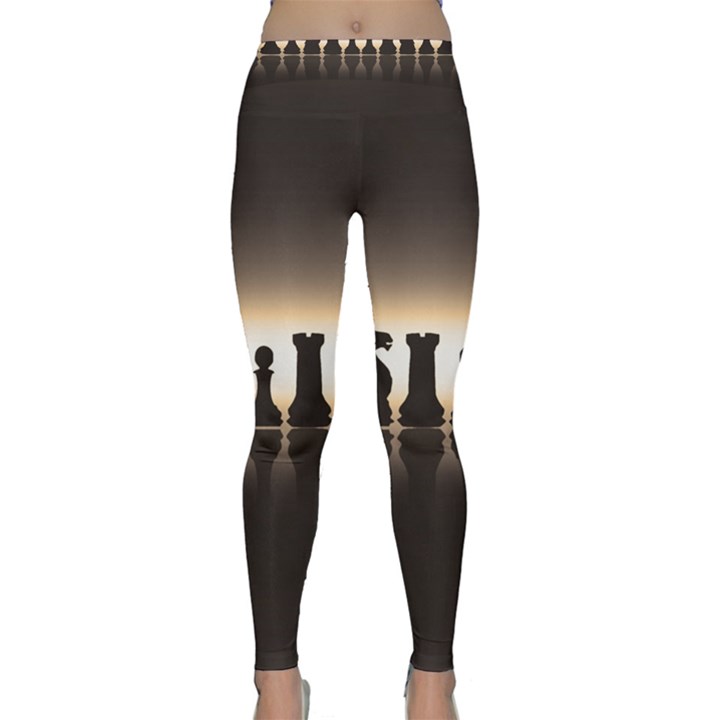 Chess Pieces Classic Yoga Leggings