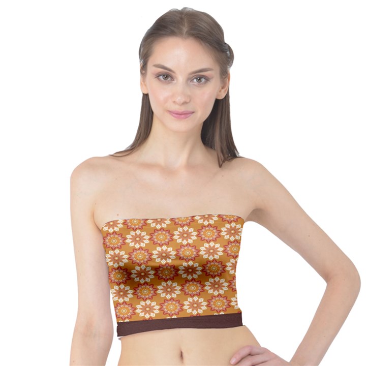 Floral Seamless Pattern Vector Tube Top