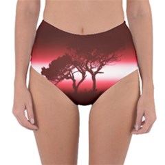 Sunset Reversible High-waist Bikini Bottoms