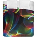 Abstract Rainbow Twirls Duvet Cover Double Side (California King Size) View1