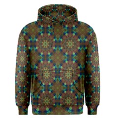 Seamless Abstract Peacock Feathers Abstract Pattern Men s Pullover Hoodie by Nexatart