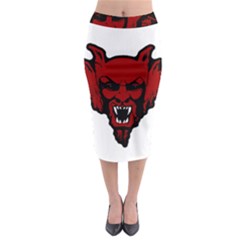 Dracula Midi Pencil Skirt by Valentinaart