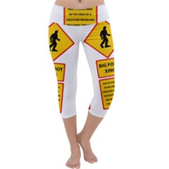 Bigfoot Capri Yoga Leggings by Valentinaart