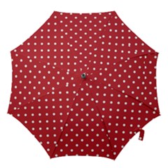 Red Polka Dots Hook Handle Umbrellas (large) by LokisStuffnMore