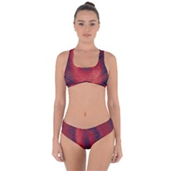 Blood Waterfall Criss Cross Bikini Set by LokisStuffnMore