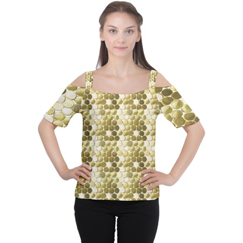 Cleopatras Gold Women s Cutout Shoulder Tee by psweetsdesign