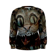 Cheshire Cat Women s Sweatshirt by KAllan