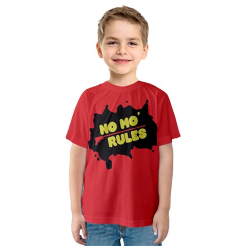 No Mo Rules Kids  Sport Mesh Tee by NoctemClothing