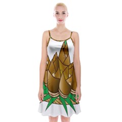 Young Bamboo Spaghetti Strap Velvet Dress by Mariart
