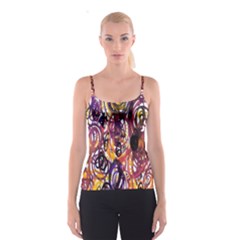 Autumnn Rainbow Spaghetti Strap Top by Mariart