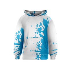 Blue Stain Spot Paint Kids  Pullover Hoodie by Mariart