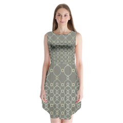 Circles Grey Polka Sleeveless Chiffon Dress   by Mariart