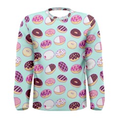 Donut Jelly Bread Sweet Men s Long Sleeve Tee by Mariart