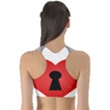 Heart Padlock Red Love Sports Bra View2