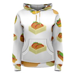 Hot Dog Buns Sauce Bread Women s Pullover Hoodie