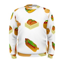 Hot Dog Buns Sauce Bread Men s Sweatshirt