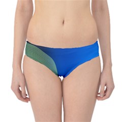 Light Means Net Pink Rainbow Waves Wave Chevron Green Blue Hipster Bikini Bottoms by Mariart