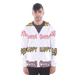 Lucky Happt Good Sign Star Hooded Wind Breaker (men)