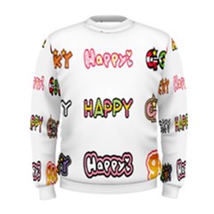Lucky Happt Good Sign Star Men s Sweatshirt by Mariart